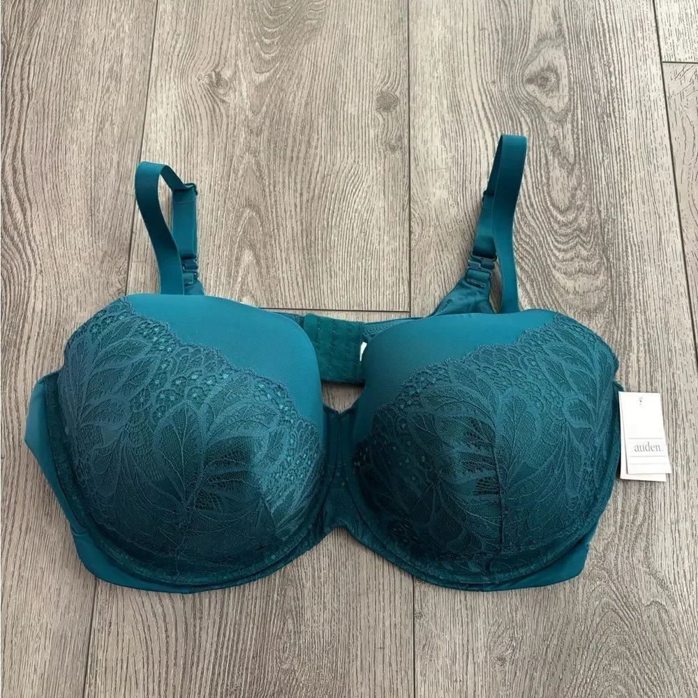 Auden Teal Lace Bra with underwire